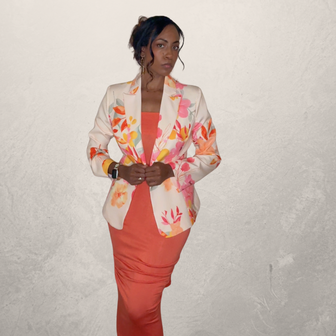 Spring Floral Blazer