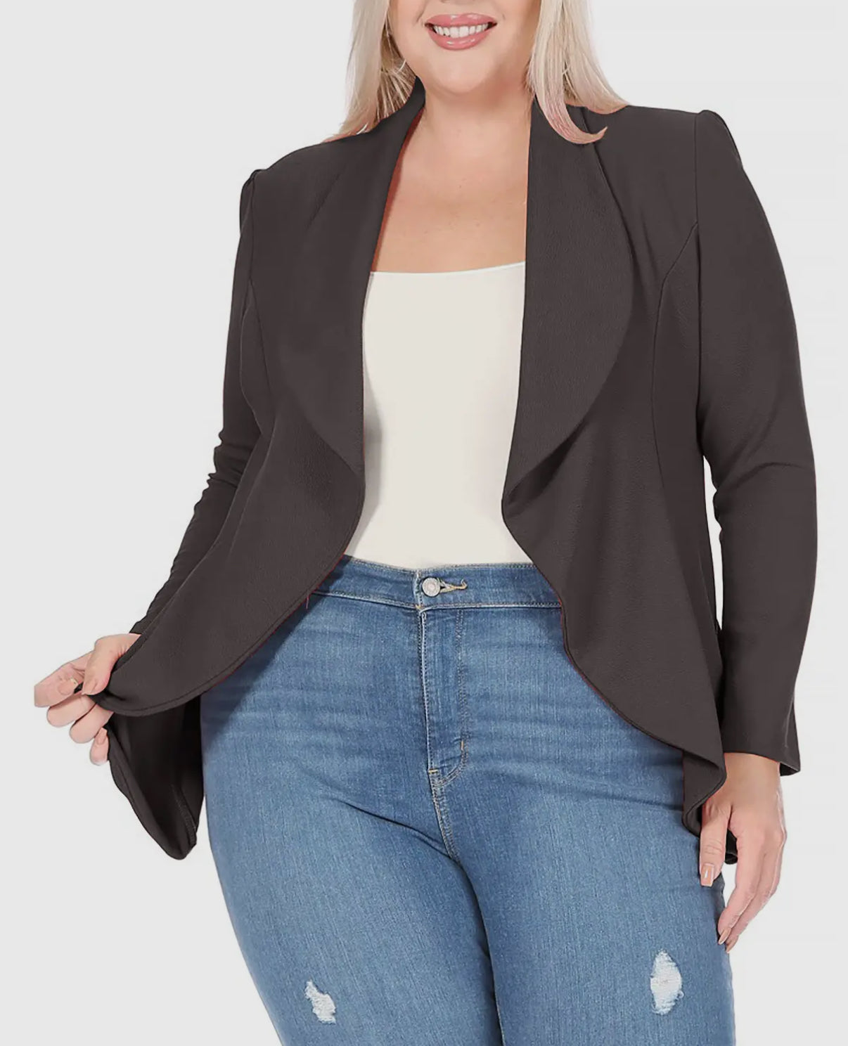 Waterfall Open Front Blazer