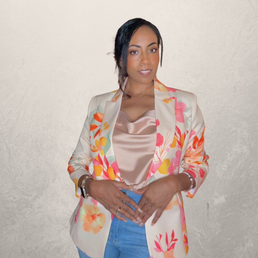 Spring Floral Blazer