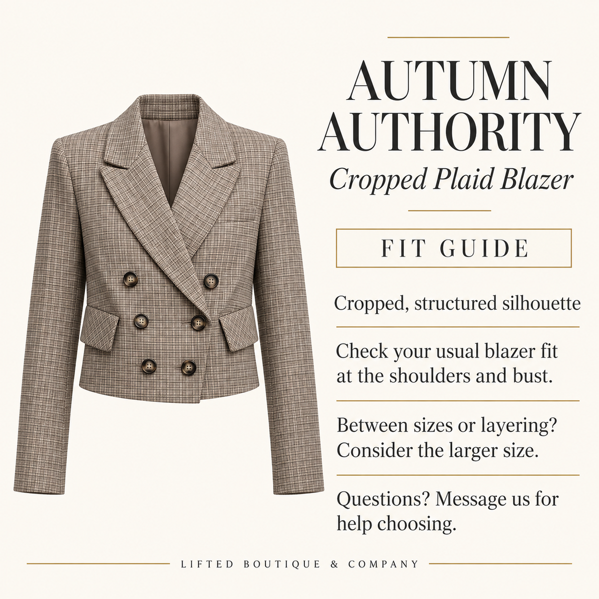 The Autumn Authority Blazer