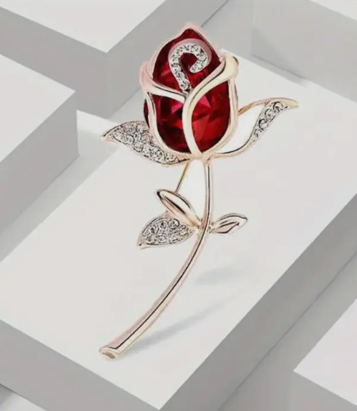 Rose Flower Pin (Brooch)