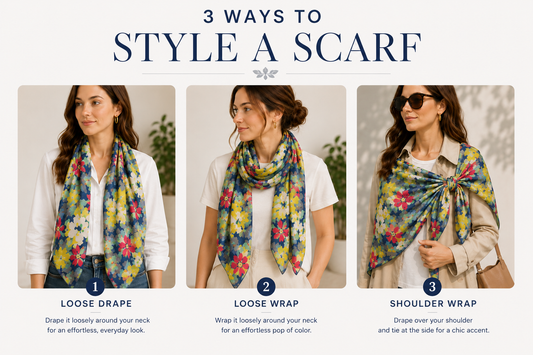 3 Ways to Style a Scarf