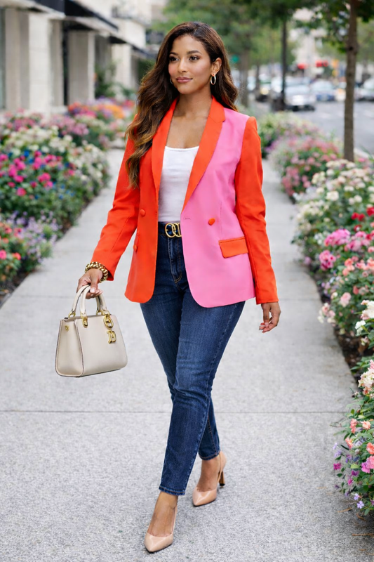 Pink Rouge Blazer