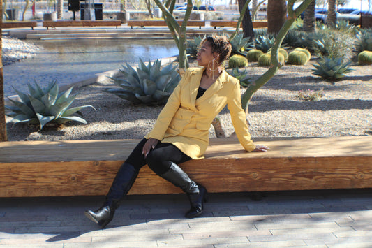 Bold Blazer Dress