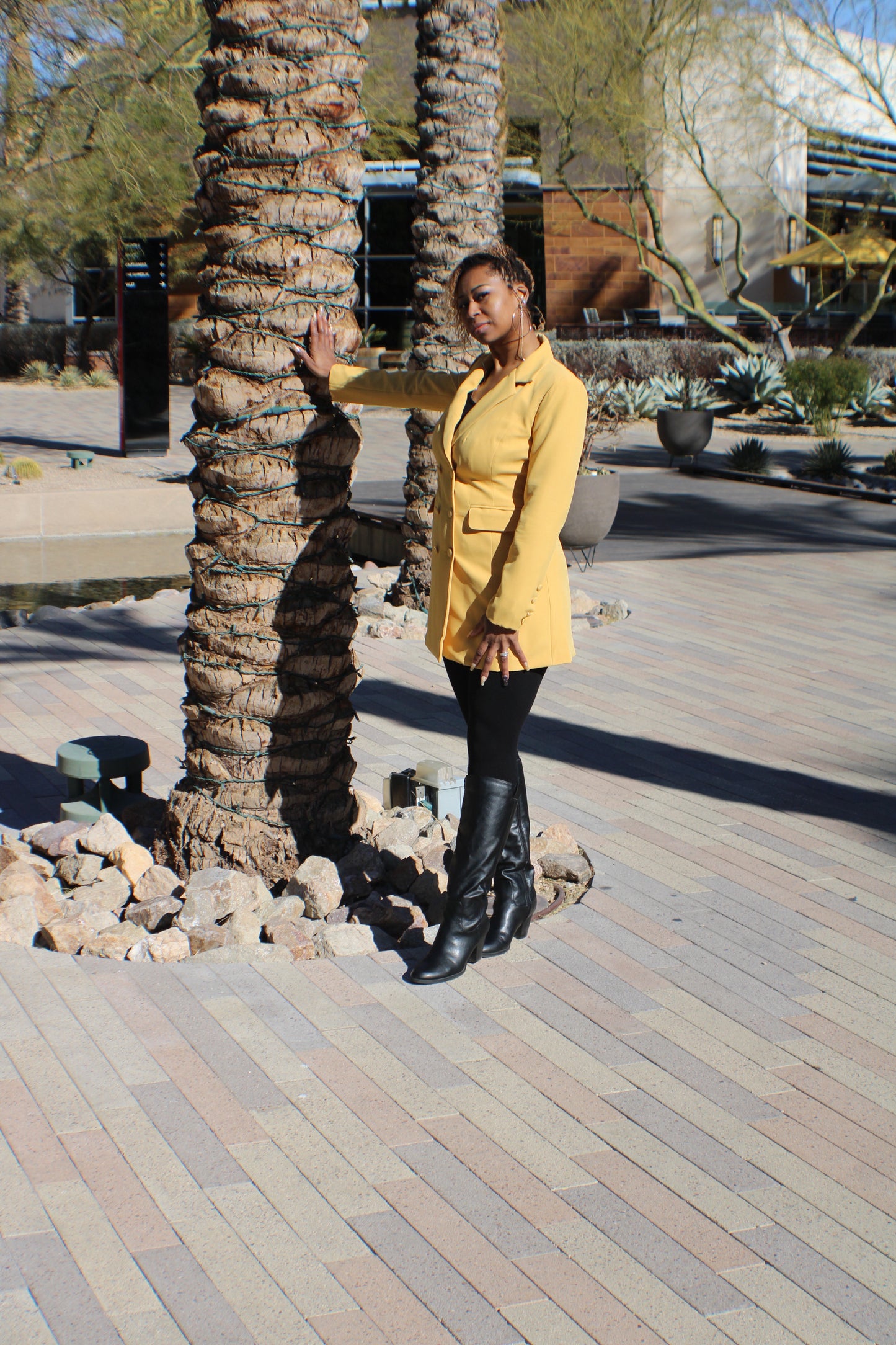 Bold Blazer Dress