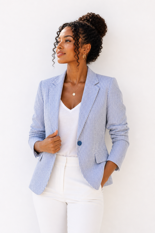 The Monaco Stripe Blazer