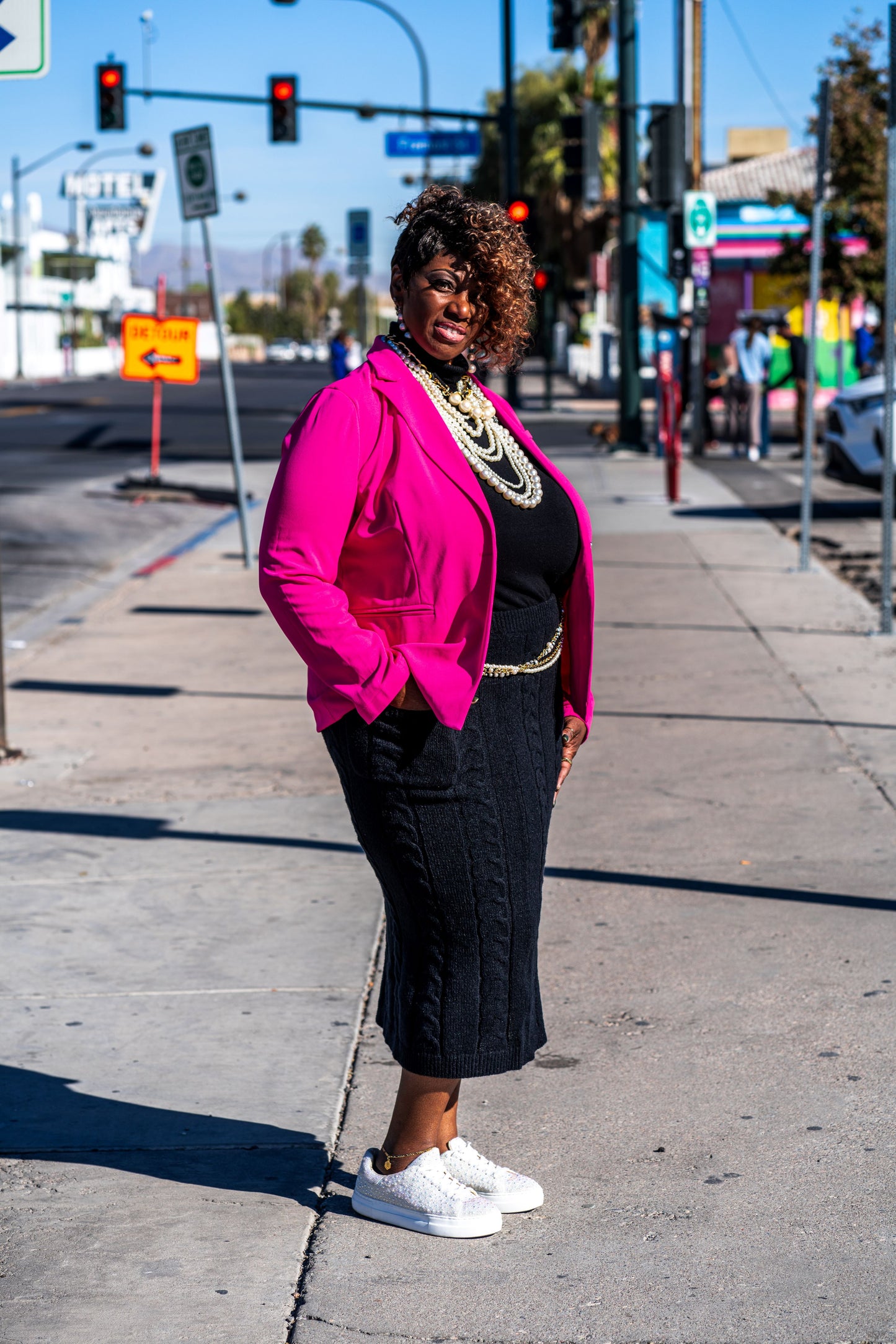 Pearl Button Blazer