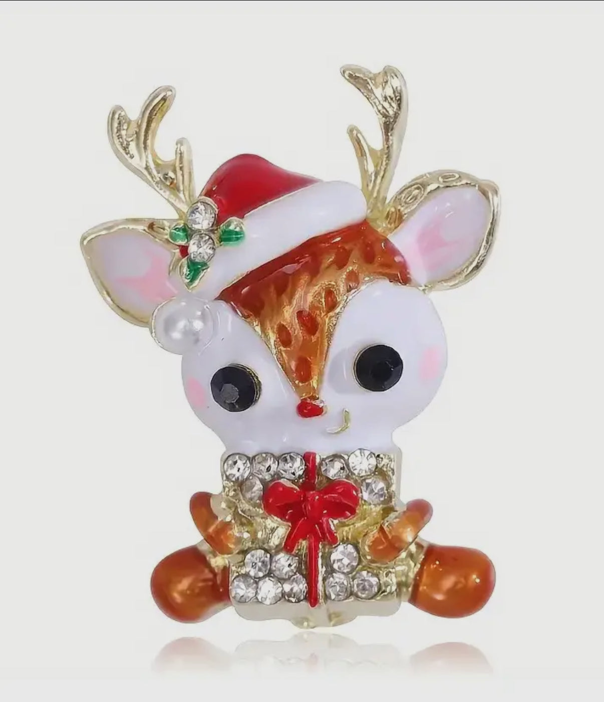 Reindeer Blazer Pin (Brooch)