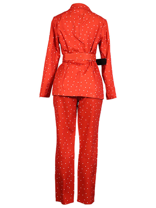 Women's fashionable temperament lapel suit